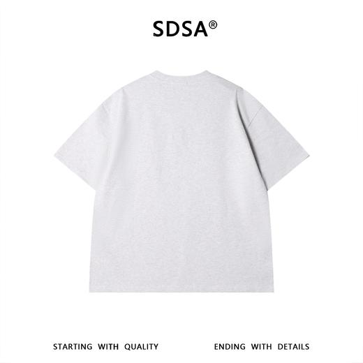 SDSA男装2026新款高贵轻奢复古素描感做旧人物宽松短袖休闲衫 商品图4