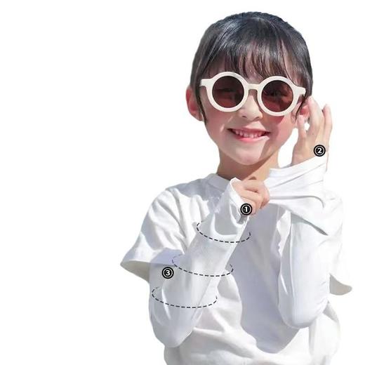 【16.9元2双】儿童防晒袖套冰袖男女童新款夏季户外出游用品护手臂冰丝宝宝套袖★娃娃优选 商品图4