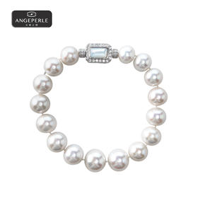 天使之泪 S925银淡水珍珠珈白丽方糖手链 TSJ460