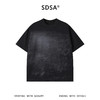 SDSA男装2026新款高贵轻奢美式撞色凌乱字母圆领短袖T恤百搭休闲 商品缩略图0