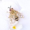 【甜蜜使者】红宝石蜜蜂胸针金-G2603109 商品缩略图6