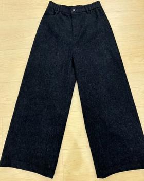 【门店同款】ENJOY冬季松紧腰毛感长裤 160044141