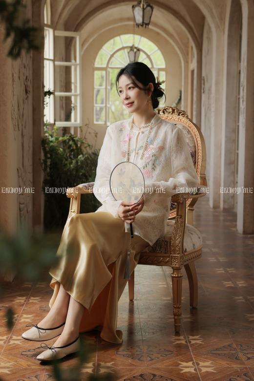 【门店同款】ENJOY春季“画中行”云璟疏影外套 170643367 商品图2