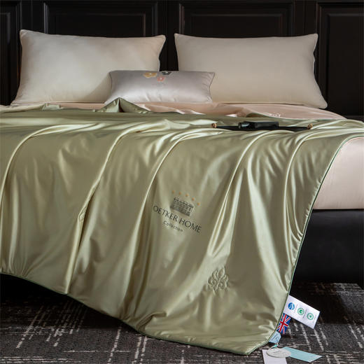 ✨贵妇级面膜被【OETKER-冰锦丝抗菌爽肤水光被】🌟超星级国际大师酒店御用面料，丝滑柔顺赛真丝✅不易变形、不褪色✅打理0难度，随意机洗无压力 商品图5