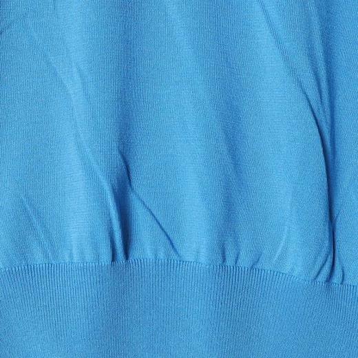 SDSA男装2026新款高贵轻奢老钱风纯色针织圆领短袖T恤百搭时尚 商品图3