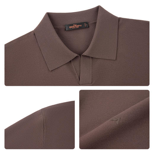 【伊力特/海鸥领】柒牌男装26夏上新短袖POLO衫商务舒适男士上衣 130T71060 商品图3