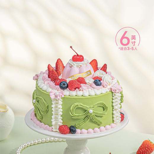 抹茶草莓米布丁 0卡糖动物奶油蛋糕  | FALANC CAKE 商品图5
