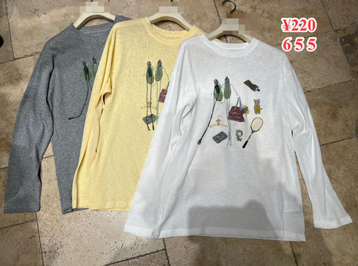 【门店同款】ENJOY夏季童趣印花长袖T 162299236 商品图0