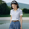 【商场同款】CNK6448 “ 海洋POLO ” 精纺棉棉纱细腻软糯 蓝白条纹清爽一夏 毛衫 商品缩略图7