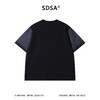 SDSA男装2026新款轻奢美式渐变卡通招手印花圆领短袖T恤百搭潮 商品缩略图4