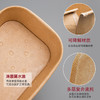 【可降解！隔水油】户外露营野餐盒牛皮纸一次性方形外卖打包便当可微波加热防漏纸碗。xb 商品缩略图0