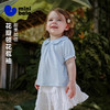 迷你巴拉巴拉儿童短袖T恤女童甜美娃娃领上衣轻薄透气2026夏新款 商品缩略图1