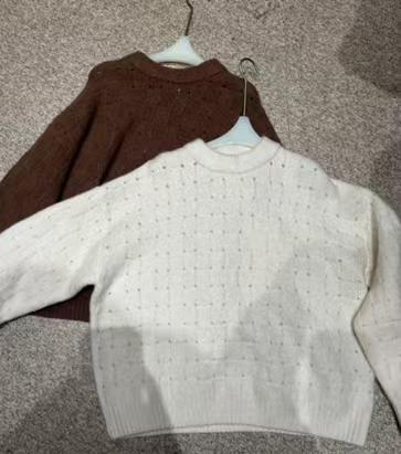 【门店同款】ENJOY冬季编织方格毛衣 159863721 商品图0