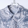 SDSA男装2026新款高贵轻奢复古新中式太阳神满印垂感长袖衬衫百搭 商品缩略图1