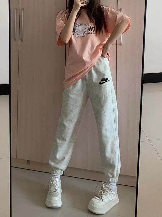 F040311春季新款纯棉面料运动宽松休闲百搭卫裤直筒阔腿裤长裤 商品图8