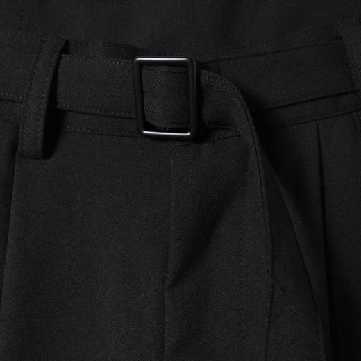 SDSA男装2026新款高贵轻奢美式复古腰带褶皱垂感西装短裤百搭宽松 商品图1