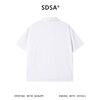 SDSA男装2026新款高贵轻奢潮牌简约纯色半拉链翻领短袖T恤百搭 商品缩略图4