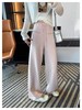 F040303夏薄款新款高腰设计感宽松莫代尔垂感直筒休闲裤女长裤 商品缩略图6