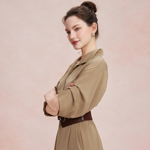 RF807斯尔丽26新款商场同款宽松H廓形不挑身材知性大方连衣裙 商品图6