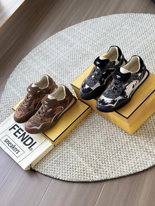 芬迪 复古德训运动鞋 商品图0