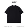 SDSA男装2026新款高贵轻奢复古素描感做旧人物宽松短袖休闲衫 商品缩略图4