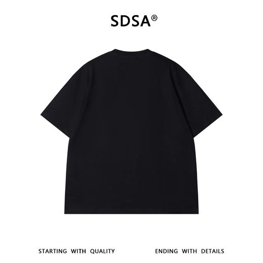 SDSA男装2026新款高贵轻奢复古素描感做旧人物宽松短袖休闲衫 商品图4