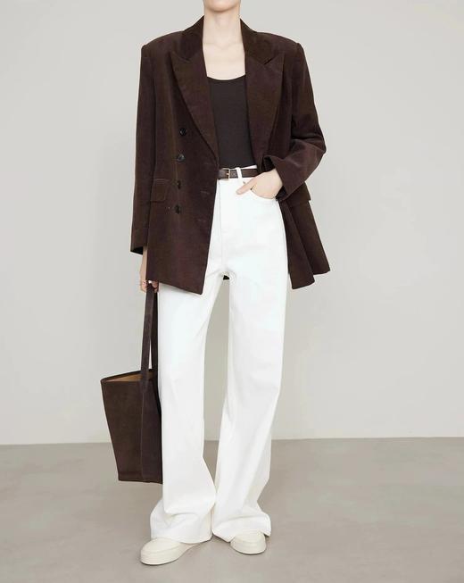 【复古时尚  一条穿出大长腿】高弹直筒牛仔裤  面料弹性足、新裤型 特别显瘦 白色也很好看 商品图3