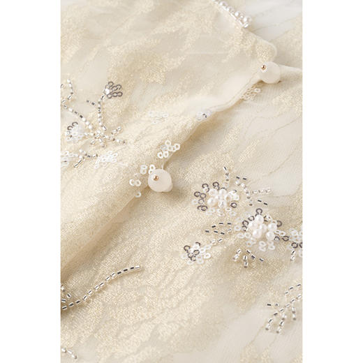 米思阳2026夏季新款新中式国风重工亮片钉珠圆领无袖马甲女轻奢小众上衣1244 商品图3