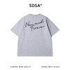 SDSA男装2026新款小字母签名印花短袖T恤简约宽松圆领休闲上衣 商品缩略图4
