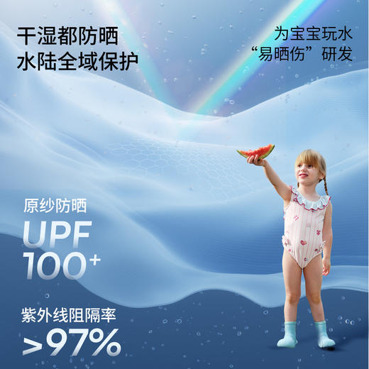 【夏日泳衣】嫚熙2026夏季新款童装儿童连体泳衣女童婴儿沙滩泳装凉感防晒速干女宝游泳衣夏 商品图4