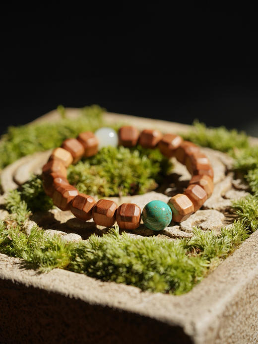 老山檀小方块手串 商品图0