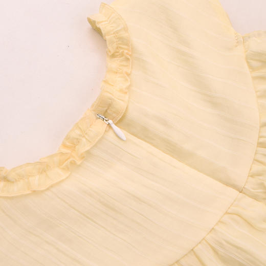 棉果果夏季新品女童天丝提花无袖连衣裙M222702426333 商品图1