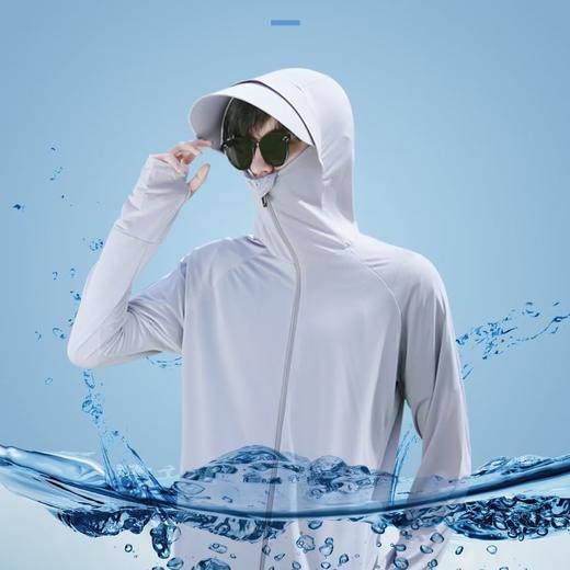 防晒衣男士透气冰丝防紫外线2024新款夏季薄款钓鱼男装连帽服外套 商品图1