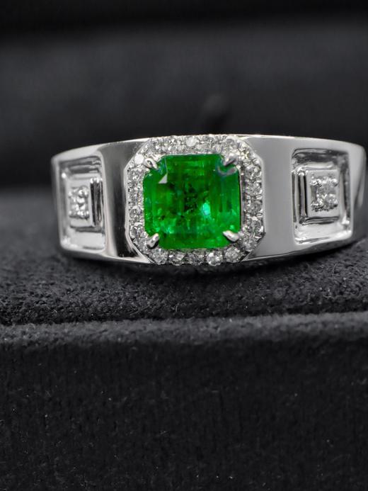 1.1克拉祖母绿戒指 商品图2