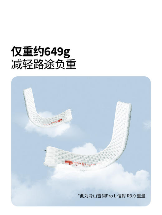 牧高笛冷山雪翎户外充气垫防潮垫露营帐篷地垫折叠坐垫充气床睡垫 商品图1