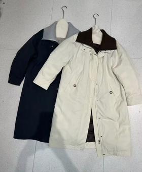 【门店同款】ENJOY冬季拼针织假两件羽绒风衣 167545424