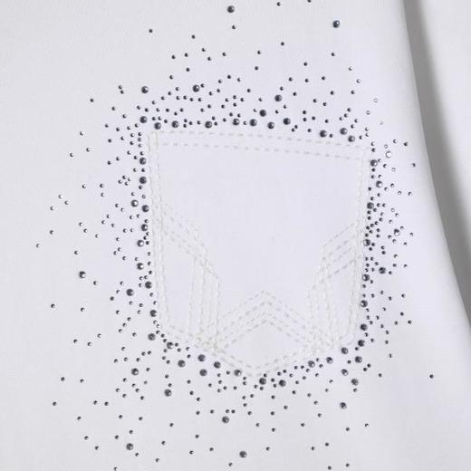 SDSA男装2026新款高贵轻奢潮牌重工烫钻设计圆领短袖T恤百搭上衣 商品图4