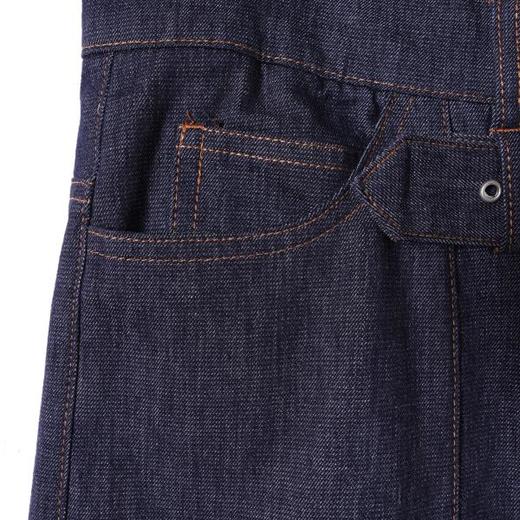 SDSA男装2026新款高贵轻奢美式复古腰带款褶皱牛仔裤百搭时尚裤子 商品图2