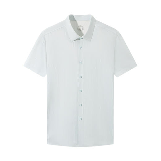 【无缝/高弹/印花衬衫】柒牌男装2026夏季新款青年商务短袖衬衫 130A70810 商品图4