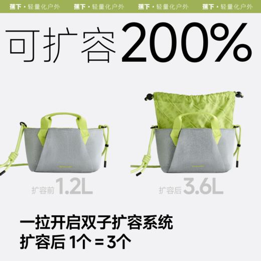 【店庆提前购】【8折】6楼蕉下轻便扩容迷你斜挎包LC699吊牌价109折后87.2 商品图2