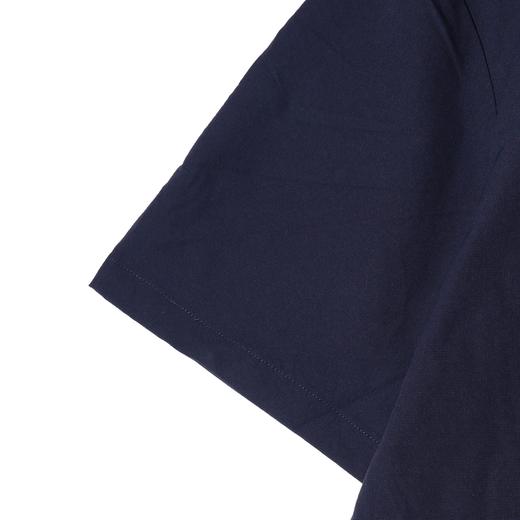 SDSA男装2026新款高贵轻奢潮牌极简风拼接条纹假两件短袖衬衫 商品图2