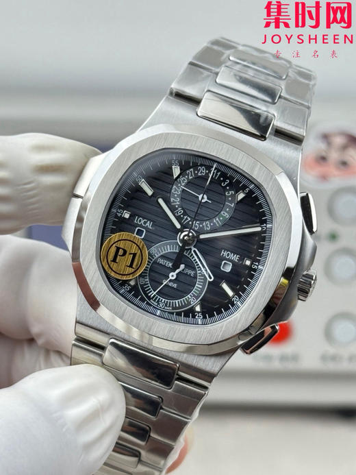 P1百达翡丽鹦鹉螺系列5990/1A 男士腕表 表径40.5mm 对版功能 商品图4