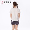 都市丽人睡衣女士睡衣薄家居服32支纯棉单面睡衣女士棉质短袖套装女装短袖短裤LHC2B3 商品缩略图2
