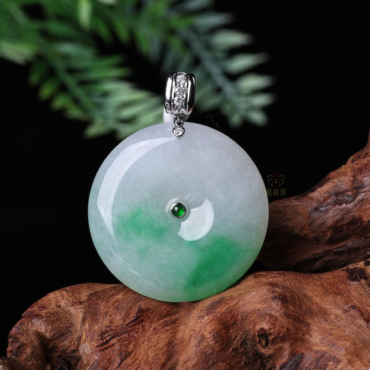 【圆满映春】飘绿平安扣GZ125080111 商品图0