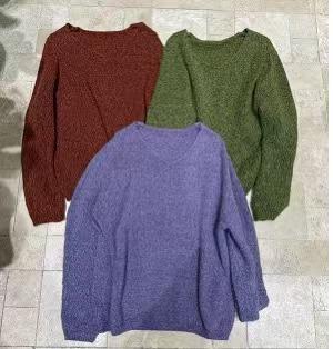 【门店同款】ENJOY冬季韩系彩纱v领针织衫 168045801 商品图0