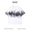 SDSA男装2026新款高贵轻奢潮牌简约晕染撞色印花圆领短袖T恤百搭 商品缩略图0