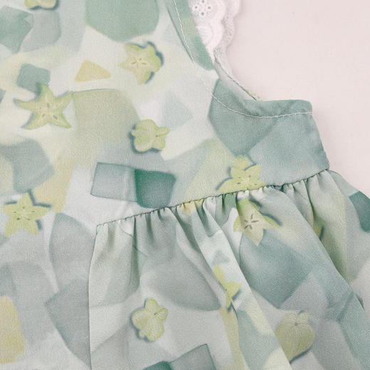 棉果果夏季新品女童人棉套头娃娃衫M222142426326 商品图3