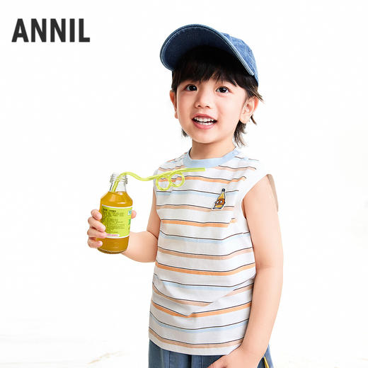 【实体店同款】男童背心夏季新款安奈儿童装XB622178 商品图1