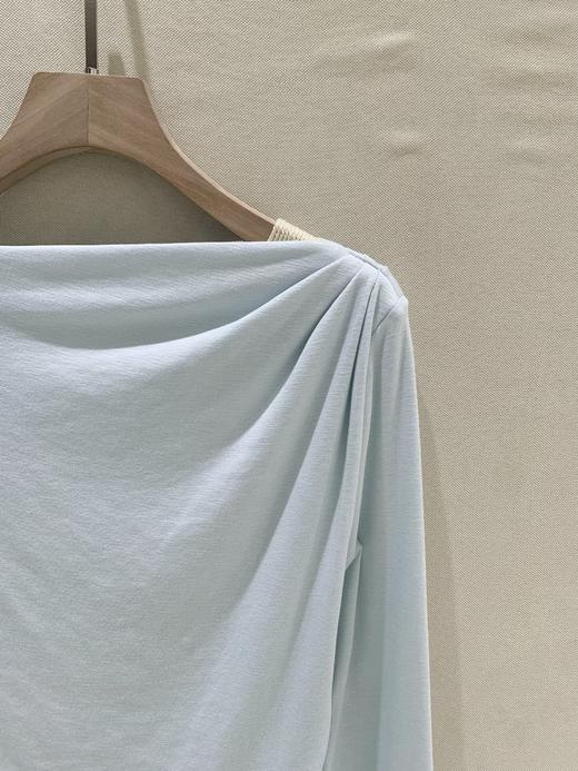 【高品质私服】【ZZ针织长袖T恤】粘纤赋予面料垂坠顺滑的质感，自带柔光纵向肌理G1694-CC【无标出货 介意慎拍】 商品图7