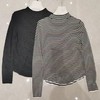 【门店同款】ENJOY冬季韩系条纹立领打底 167744685 商品缩略图0